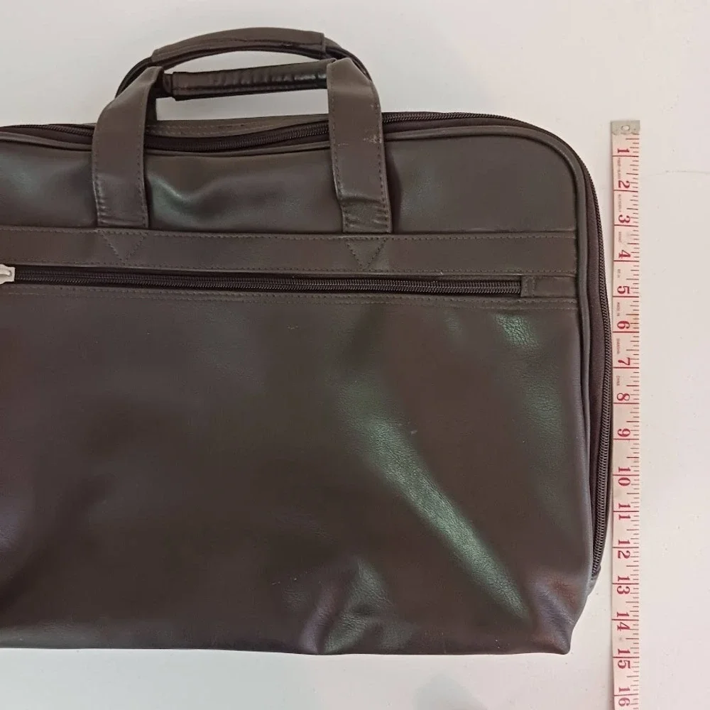 Laptop Travel Bag, Shoulder‎ Strap, Soft Full Grain Leather 16